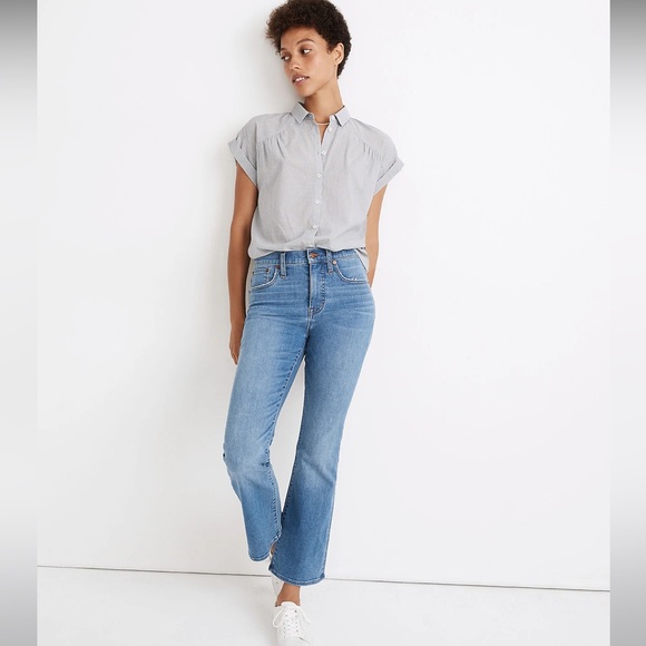 Madewell Denim - Madewell Cali Demi-Boot Jeans Timpson Wash 27